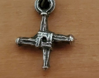 Tiny Saint Brigid's Cross Charms or Medals - St Bridget - Irish - Celtic - Catholic - Religious (JWL-R)
