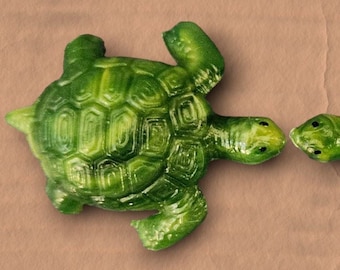 4 Vintage Miniature Turtles (DR-010)