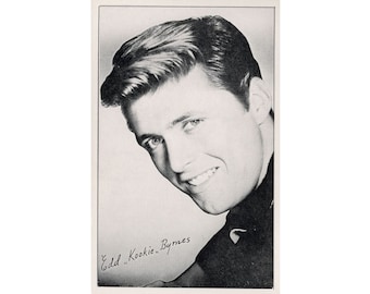 Vintage Edd "Kookie" Byrnes Collector Card (Arcade Card) - (F-EE)
