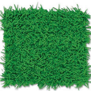 Green Turf Grass Tissue Grass Runner / Mat Easter Basket Football Party Golf Party Putt-Putt Party Table Decor Spring S-018 image 2