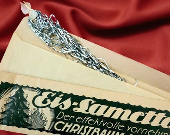 Vintage German Lead Icicles (Eis-Lametta) - 1 Package - PLEASE Be Careful Around Children & Pets