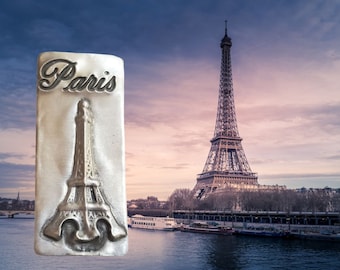 3 pcs - Eiffel Tower Faux Metal Sticker Embellishment (DR-003)