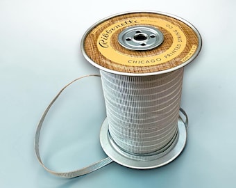Vintage Ribbonette Baby Blue Paper Curling Ribbon Spool - Non-Returnable (s-etsy)