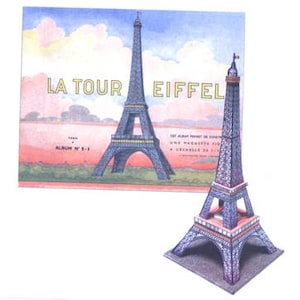 2 kits - Kit de construction de votre propre tour Eiffel (La Tour Eiffel) - France - Français - Paris - DIY (S-015)