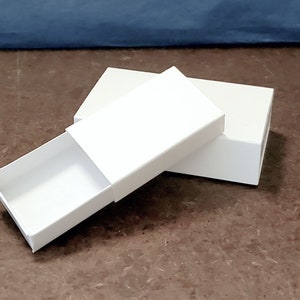 Boîtes d'allumettes coulissantes - 1 de chaque taille (bonne affaire) ou 3 de n'importe quelle unité - Taille - Finition intérieure ! - Coffret cadeau - Sanctuaire - Rangement (Dr-017, S-018)