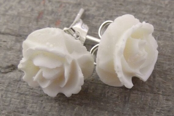 Ivory rose deals earrings