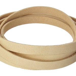 50 Foot Spool of Soft Deerskin Lace in Light Buckskin Color
