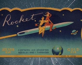 Vintage Folder - Rocket Needles and Threader