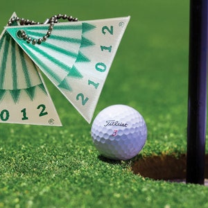 1 gadget de golf vintage scintillant - 3D - Blinky - Winky pour s'entraîner au golf ou s'amuser - Lenticulaire (DR-032)