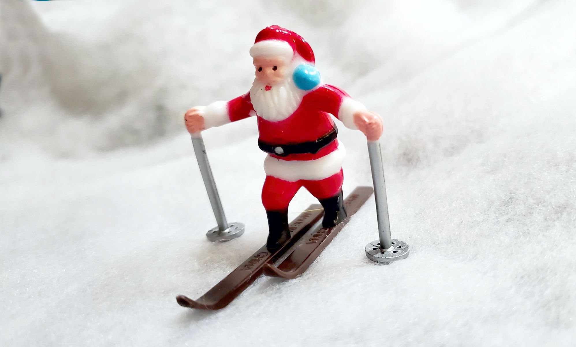クリスマスオーナメント　スキーサンタクロース　アッシュペーフランス 季節・年中行事 クリスマスオーナメント スキーサンタクロース