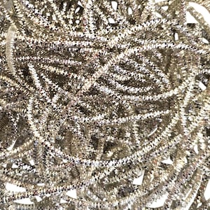 Krausbouillion de plata - Aproximadamente 2/3 de onza - Para hacer y reparar adornos navideños y de todo tipo (S-005)