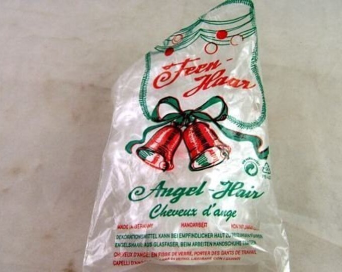 Spun Glass Angel Hair From Germany Plus 1 Pair of Nitrile Gloves for