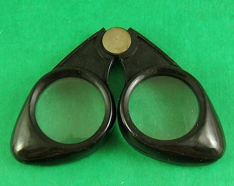Vintage Adjustable 2-Eye Magnifying Spectacles - Costume - Weird - Steampunk     (DR-018, W-9)