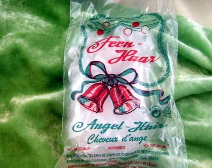 Spun Glass Angel Hair From Germany Plus 1 Pair of Nitrile Etsy