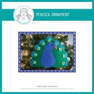 Pauwenornament Cadeaukaartje Pakket stropdas op patroon