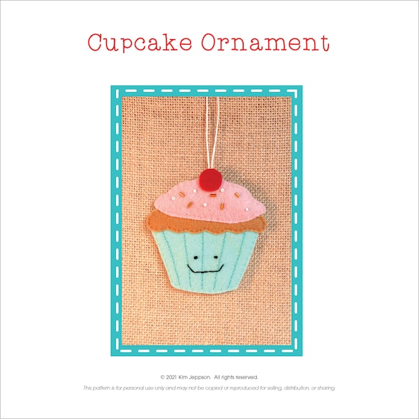 Felt Cupcake - Etsy UK