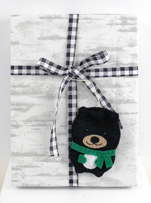Ornamento Orso in Feltro Fatto a Mano | IT
