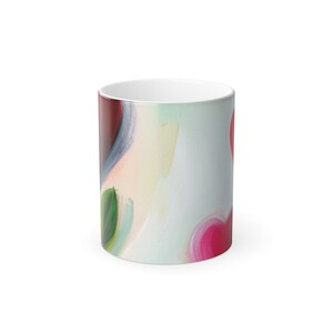 Vibrant Morphing Mug, 11oz - Regalo único para los amantes del té y el café