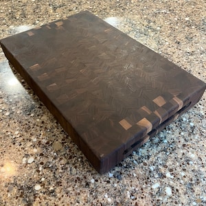 Black Walnut End Grain Cutting Board
