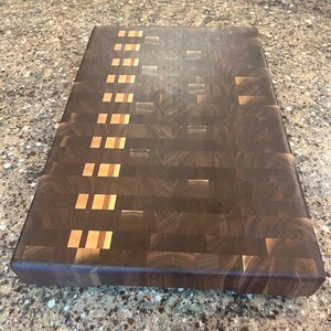 Black Walnut End Grain Cutting Board
