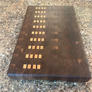 Black Walnut End Grain Cutting Board