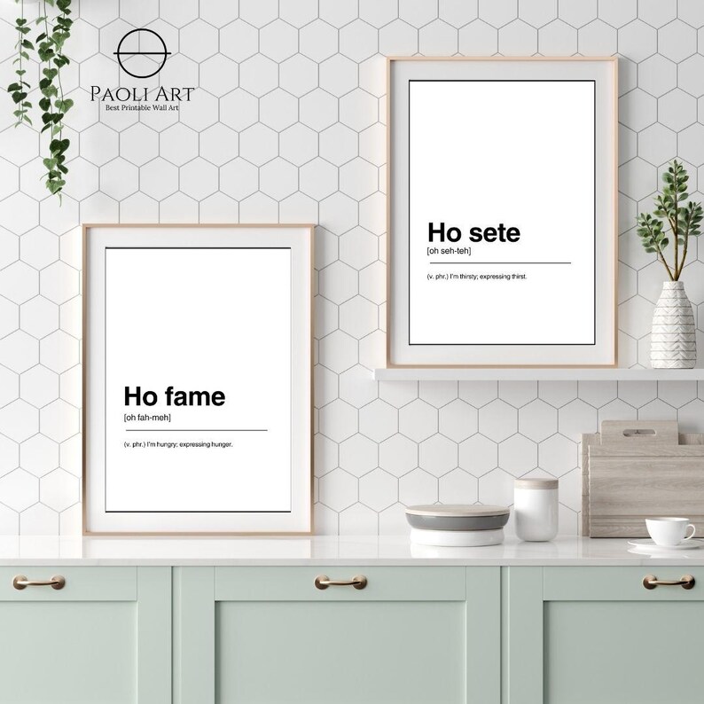 25 Italian Dictionary Definition Prints Digital Download Wall Art for