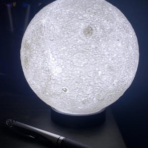 Rotating Moon Lamp, Adjustable brightness, Moon Lamp, Desk Lamp, Space, Desk Lamp
