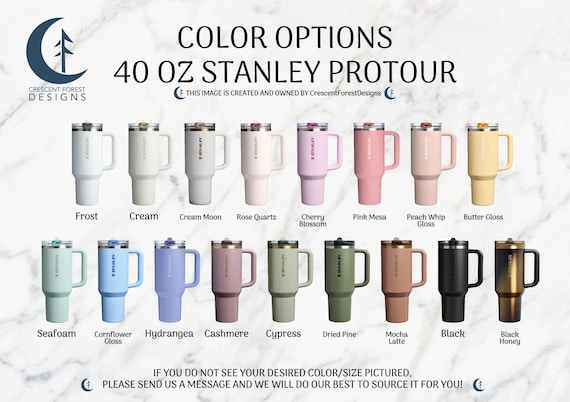 Daisy Engraved 40 Oz Stanley Protour | Custom Stanley | Flower