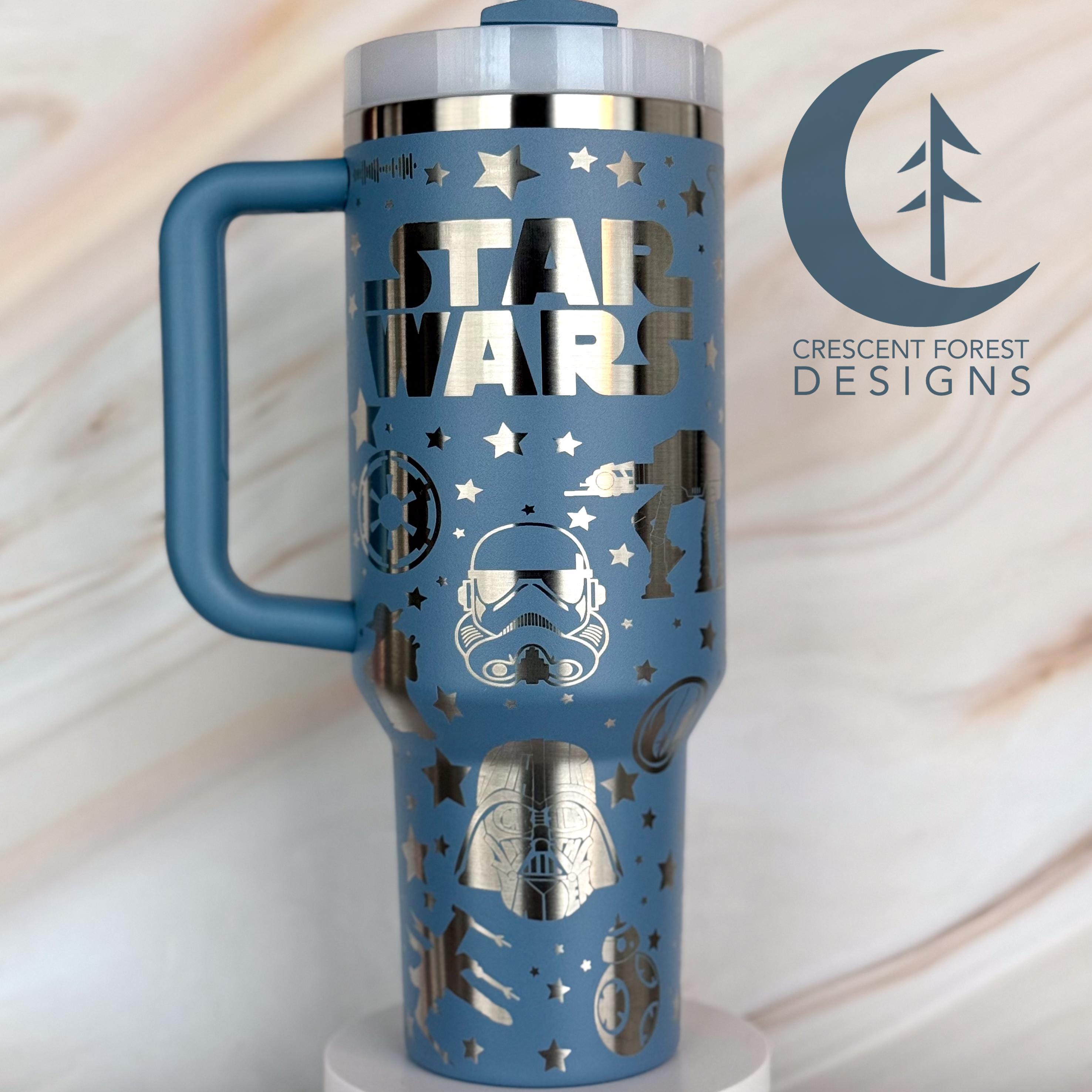 Star Wars Engraved Stanley Quencher (40 Oz) | Darth Vader Tumbler