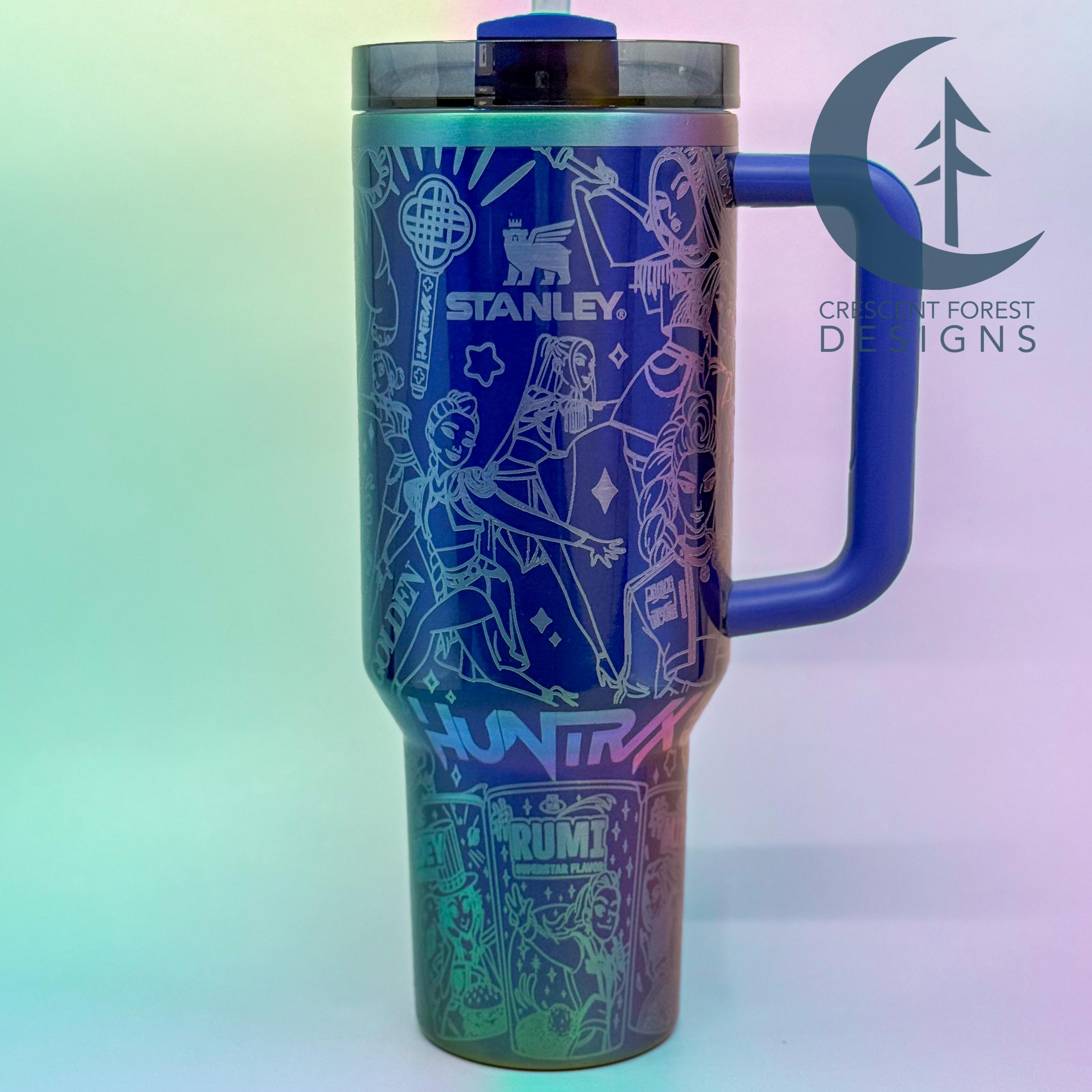 Kpop Demon Hunters Engraved Stanley Quencher (40 Oz) | Huntrix Fan
