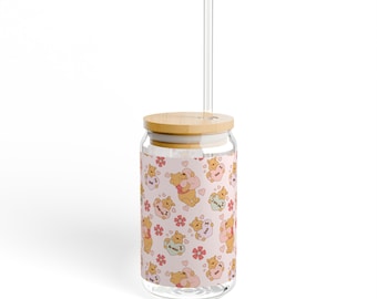 Winnie the Pooh Sipper Glass, 16oz