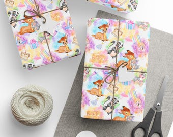 Bambi Birthday Gift Wrapping Papers 1pc Roll