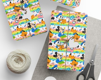 Baby Mickey & Friends Gift Wrapping Papers 1pc Roll