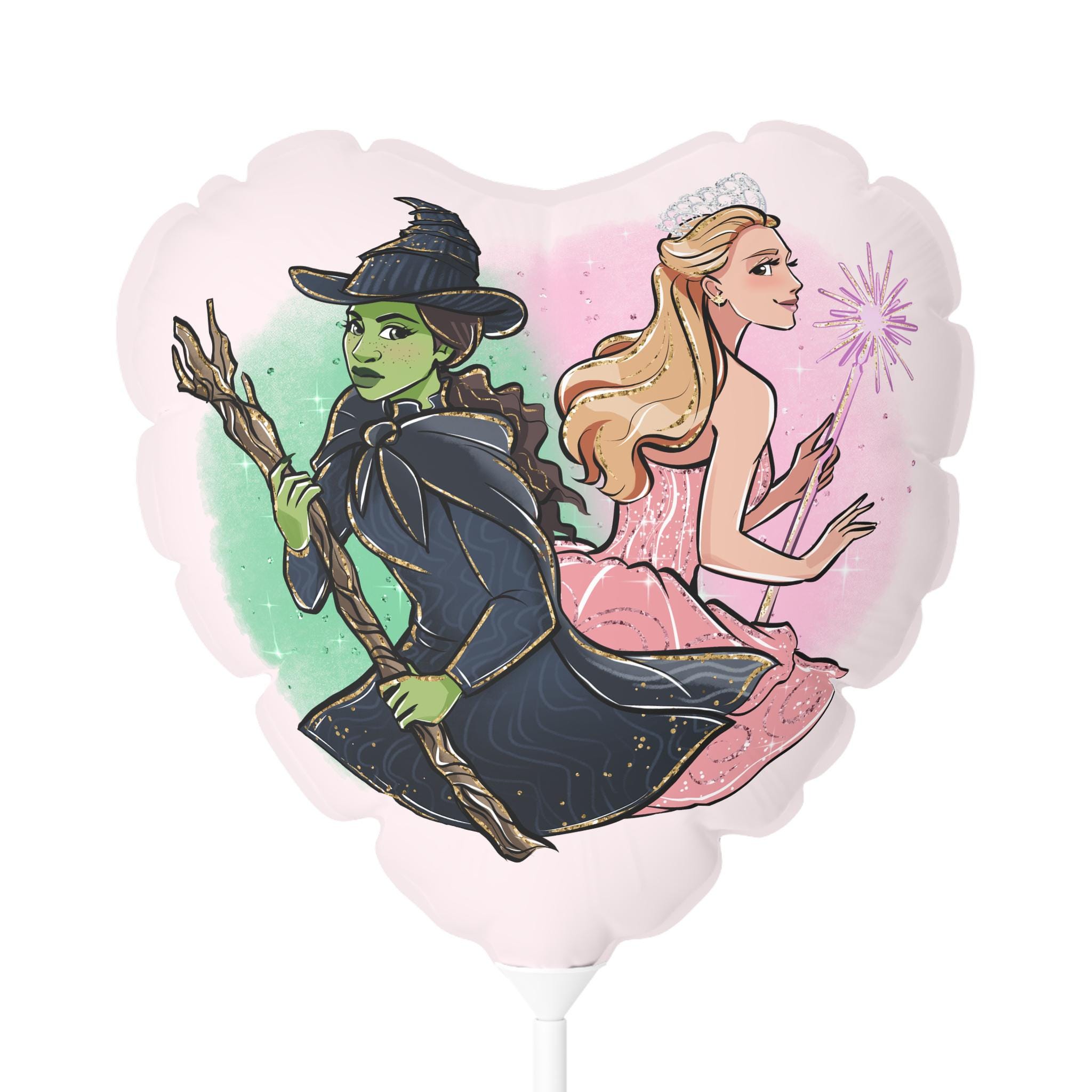 Wicked Balloon (Round and Heart-shaped), 11"