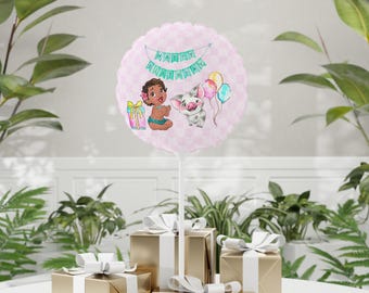 Moana Birthday Balloon Round 11" Balloon