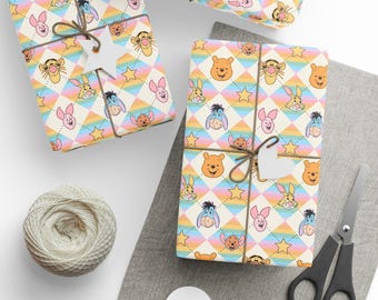 Papeles de regalo de Winnie The Pooh (rollo de 1 unidad)