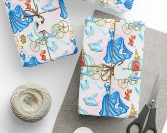 Cinderella Gift Wrapping Papers 1pc roll