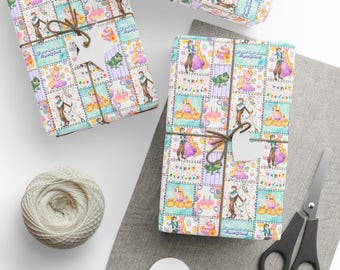 Tangled Birthday Gift Wrapping 1pc Roll