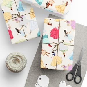 Princess Gift Wrapping Papers 1pc Roll image 1