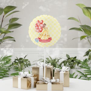 Beauty & The Beast Birthday Balloon Round 11&quot; Balloon