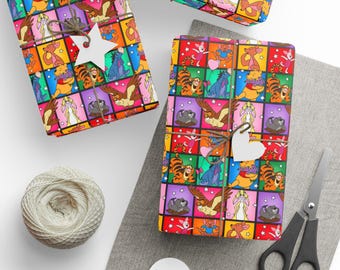 Papeles para envolver regalos de Winnie the Pooh (rollo de 1 unidad)