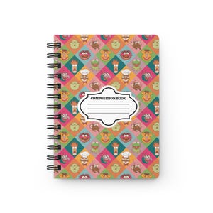 Diario espiral personalizado de los Muppets