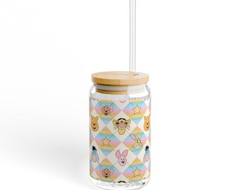 Winnie the Pooh Sipper Glass, 16oz