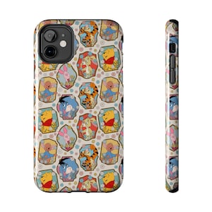 Winnie the Pooh Durable Glossy Phone Case for iPhone & Samsung | Shock-Absorbing | Impact-Resistant | Wireless Charging Compatible