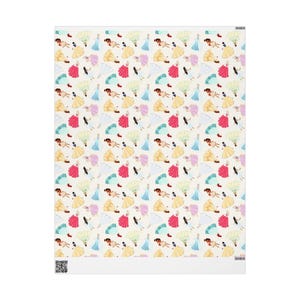 Princess Gift Wrapping Papers 1pc Roll image 4