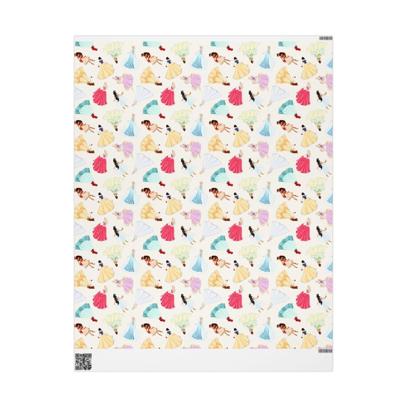 Princess Gift Wrapping Papers 1pc Roll image 4