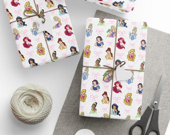 Carta da regalo Principesse Disney, rotolo da 1 pezzo