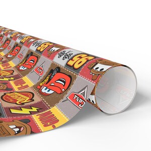 車のギフトラッピングペーパー 1ロール 画像 5