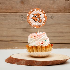 Finding Nemo Cupcake Toppers, Printable, Digital Download