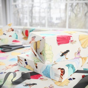 Princess Gift Wrapping Papers 1pc Roll image 7